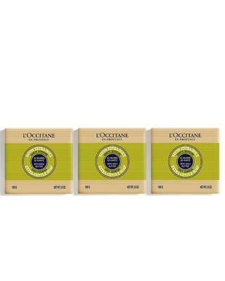 Trio de Sabonetes Karit&eacute; Verbena